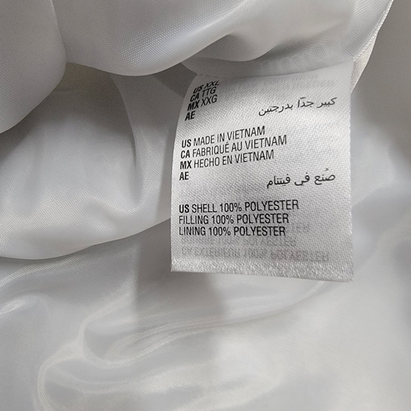 #227 Karen Scott good morning plaid puffer vest size XXL - Picture 7 of 9